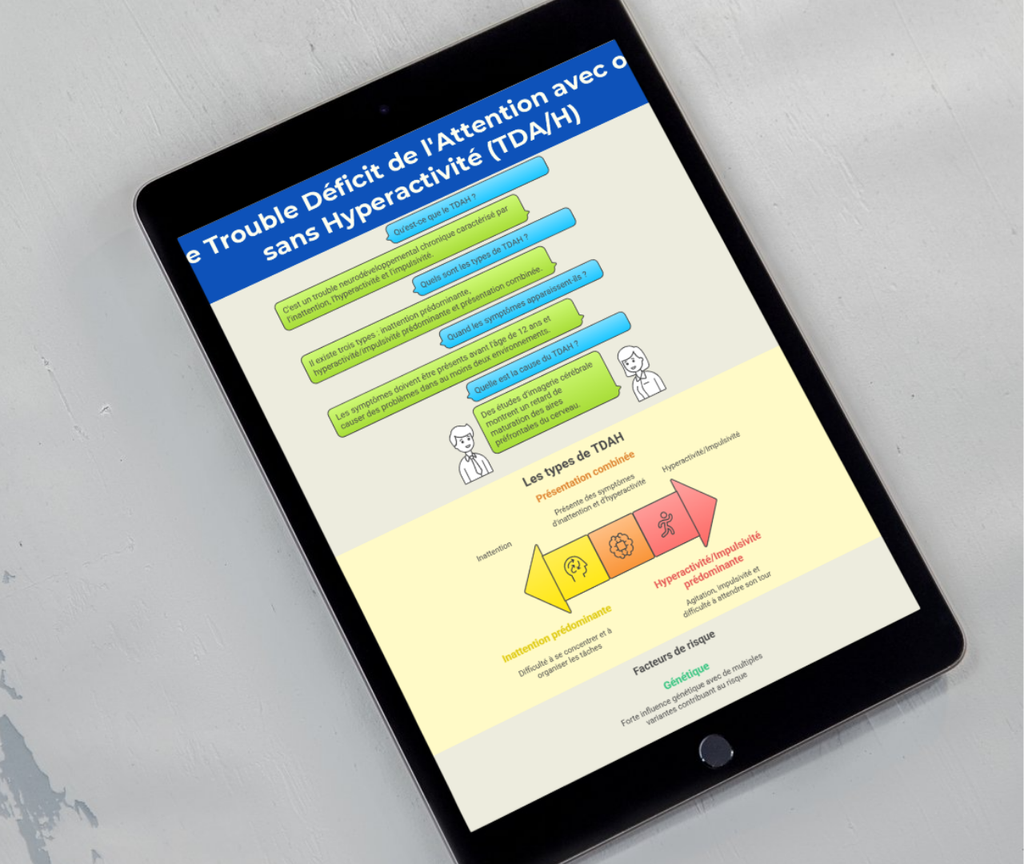 Le Trouble Déficit de l'Attention avec ou sans Hyperactivité (TDA/H)